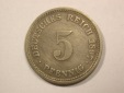 G13 KR  5 Pfennig 1897 D in ss  Originalbilder