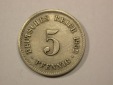 G13 KR  5 Pfennig 1902 G in ss/ss-vz  Originalbilder