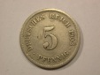 G13 KR  5 Pfennig 1903 G in f.ss  Originalbilder