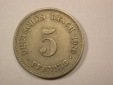 G13 KR  5 Pfennig 1910 G in ss+  Originalbilder