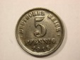 G13 KR  5 Pfennig -Eisen-  1915 D in vz-st, f.unc  Originalbilder