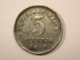 G13 KR  5 Pfennig -Eisen-  1918 J in ss  Originalbilder