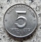 DDR 5 Pfennig 1952 A, besser