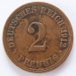 Deutsches Reich 2 Pfennig 1912 A Kupfer ss