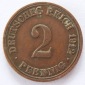 Deutsches Reich 2 Pfennig 1912 A Kupfer ss