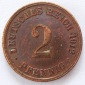 Deutsches Reich 2 Pfennig 1912 D Kupfer ss