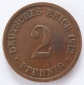 Deutsches Reich 2 Pfennig 1912 D Kupfer ss