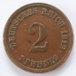 Deutsches Reich 2 Pfennig 1912 F Kupfer ss