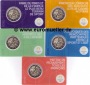 5x 2 Euro Gedenkmünzen 2022...Olympia...in Coincards