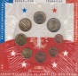 Offiz. Euo-KMS Frankreich 2010 3 Münzen nur in den offiz. Fol...