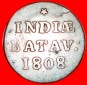 * NICHT MESSING (1802-1809): NIEDERLÄNDISCH-INDIEN ★ 1/16 G...