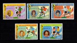 Rep. de Guenea Lot 1 Fußball-WM 1974 SELTEN /Postfr. gest. (5...