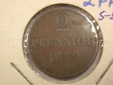 G14 Hannover  2 Pfennig 1849 in s-ss Originalbilder