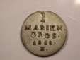 G15 Hannover  1 Mariengroschen 1818 in vz  Originalbilder