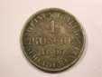 G15 Hannover  1 Groschen 1865 in ss, Belag   Originalbilder