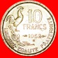 * HAHN (1950-1959): FRANKREICH★ 10 FRANC 1952B!  OHNE VORBEHALT