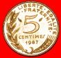 * MARIANNE (1966-2001): FRANKREICH ★ 5 CENTIMES 1987 uSTG ST...