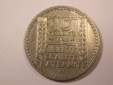 G17  Frankreich 10 Franc 1946 B in f.vz, fleckig   Originalbilder