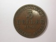 G17  Hessen-Kassel  3 Heller 1860 in ss+  Originalbilder