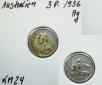 Australien, 3 Pence 1936