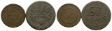 Notgeld; 2 Kleinmünzen