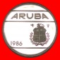 * NIEDERLANDE (1986-2020): ARUBA ★ 10 CENTS 1986 STG STEMPEL...