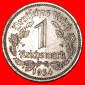 * OHNE HAKENKREUZ (1933-1939): DEUTSCHLAND ★ 1 MARK 1934A! 3...