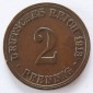 Deutsches Reich 2 Pfennig 1913 A Kupfer ss