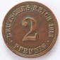 Deutsches Reich 2 Pfennig 1913 A Kupfer ss