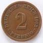 Deutsches Reich 2 Pfennig 1913 F Kupfer ss