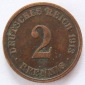 Deutsches Reich 2 Pfennig 1913 J Kupfer ss