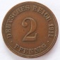 Deutsches Reich 2 Pfennig 1914 A Kupfer ss