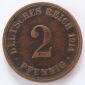 Deutsches Reich 2 Pfennig 1914 A Kupfer ss