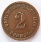 Deutsches Reich 2 Pfennig 1914 E Kupfer ss