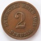 Deutsches Reich 2 Pfennig 1914 E Kupfer ss