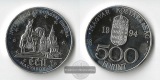 Ungarn  500 Forint  1994  St. Istvan und Halaszbastya   FM-Fra...