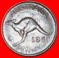 * GEORG VI. (1937-1952): AUSTRALIEN ★ 1 PENNY 1950 MELBOURNE...