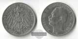 Baden, Kaiserreich  3 Mark  1910 G  Friedrich II. 1907-1918  F...