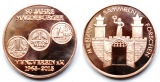 Medaille 50 Jahre Münzverein Magdeburg 1965 - 2015 - Kupfer vz+