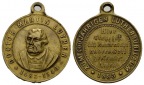 Medaille 1883 - Martin Luther; Messing; tragbar, 11,77 g; Ø 2...