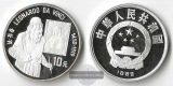 China  10 Yuan  1991    Leonardo Da Vinci FM-Frankfurt     Fei...