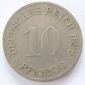 Deutsches Reich 10 Pfennig 1898 J K-N s+
