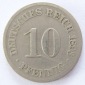 Deutsches Reich 10 Pfennig 1893 J K-N s