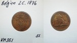Belgien, 2 Centimes 1876