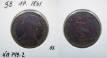 Großbritannien Penny 1861