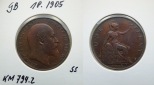 Großbritannien Penny 1905