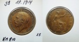 Großbritannien Penny 1914