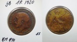 Großbritannien Penny 1920