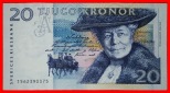 * LAGERLÖF 1858-1940: SCHWEDEN★ GROSSE 20 KRONEN 1991 KNACK...