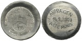 Medaille; Harz 2003; 11,44 g; Ø 44 mm